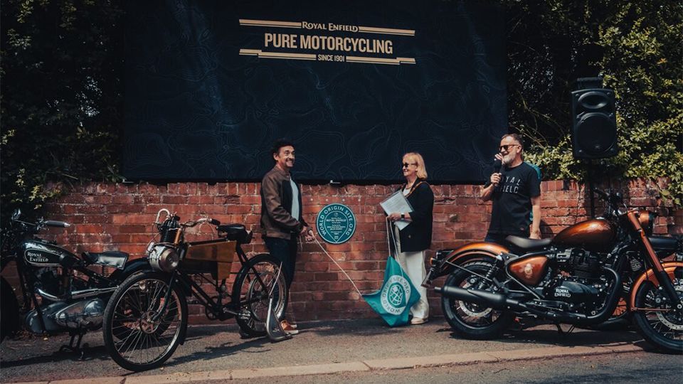 World Origin Site w Redditch na 125 lat marki Royal Enfield