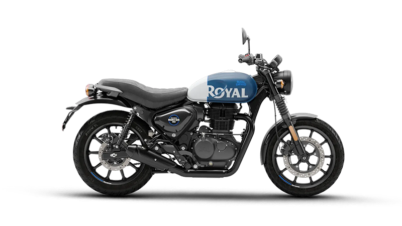 Royal Enfield Hunter 350 Rebel Blue