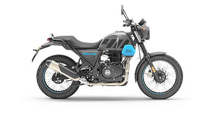 Royal Enfield Scram 411 Graphite Blue