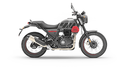 Royal Enfield Scram 411 Graphite Red