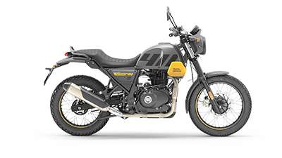 Royal Enfield Scram 411 Graphite Yellow