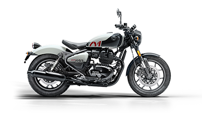Royal Enfield Stencil White