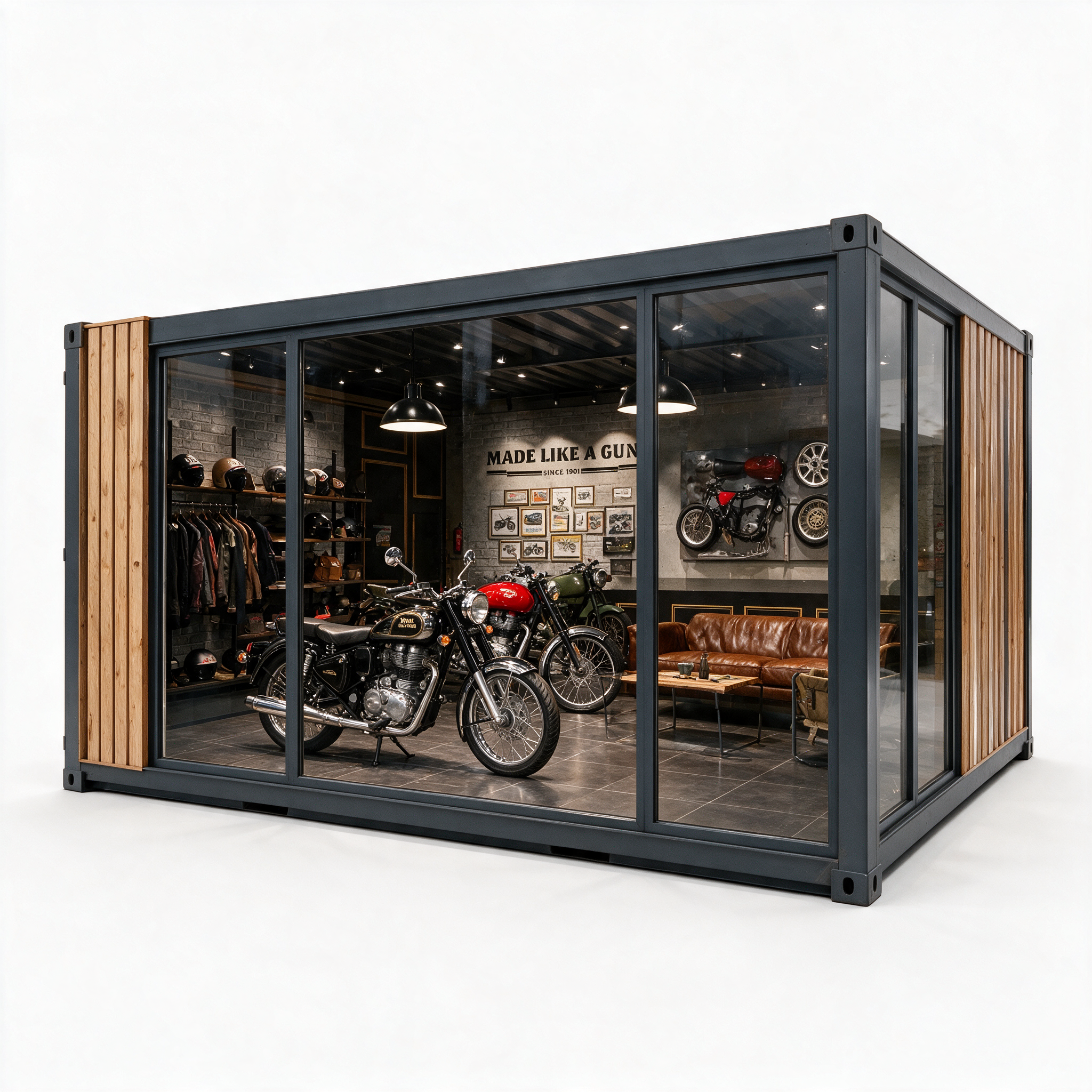 Punkt Royal Enfield w istniejącym salonie