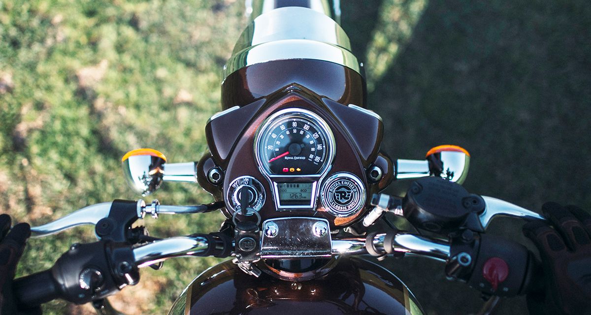 Ulepszona tablica rozdzielcza Royal Enfield Classic 350