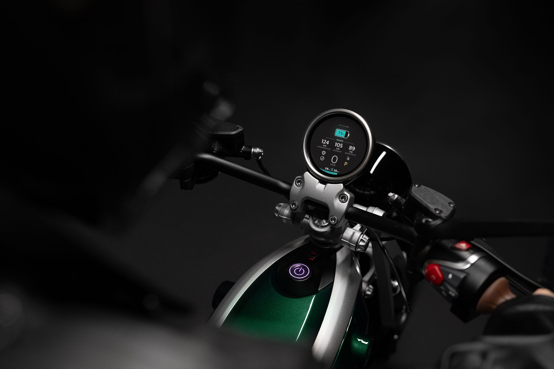 Royal Enfield Flying Flea kokpit