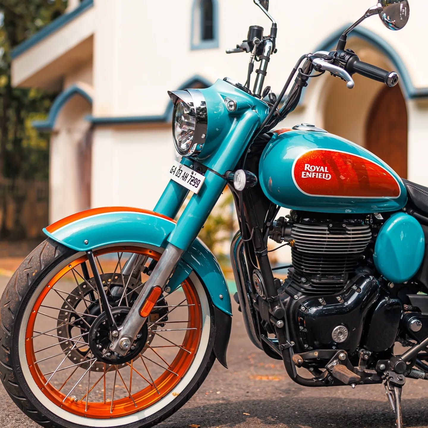Royal Enfield Goan Classic 350 Trip Teal Left Side