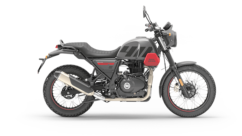 Royal Enfield Scram 411 Graphite Red