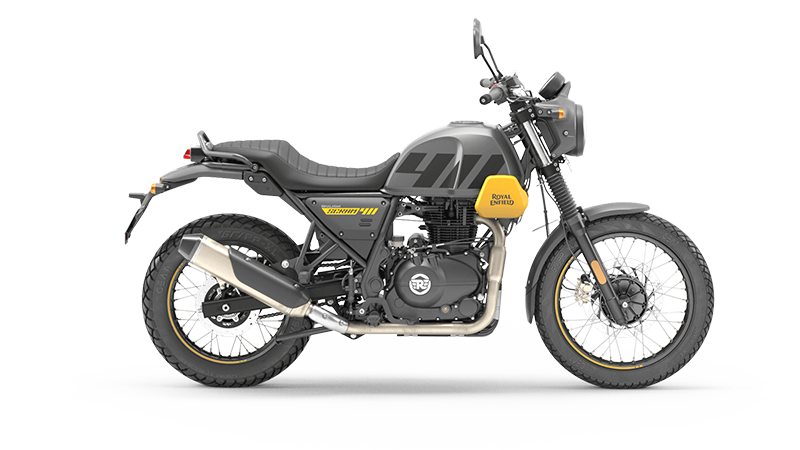Royal Enfield Scram 411 Graphite Yellow