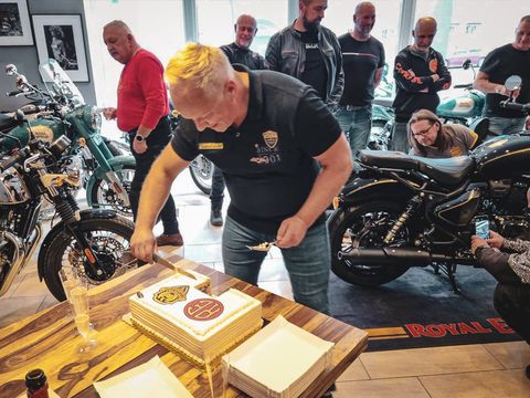 Uroczyste przekazanie motocykla Shotgun 650 x Rough Crafts