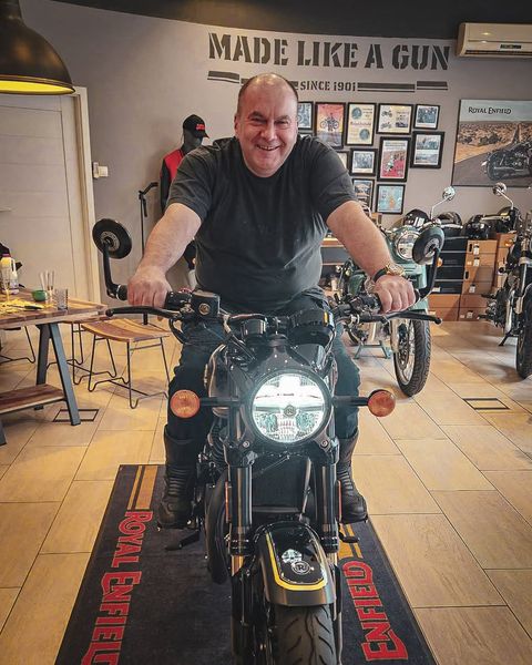 Goście wydarzenia w salonie Royal Enfield Poznań