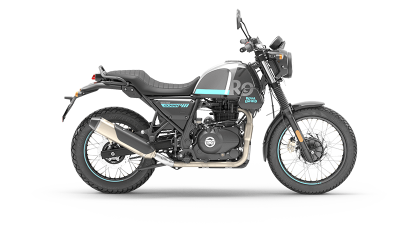 Royal Enfield Scram 411 Silver Spirit