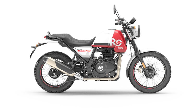 Royal Enfield Scram 411 White Flame