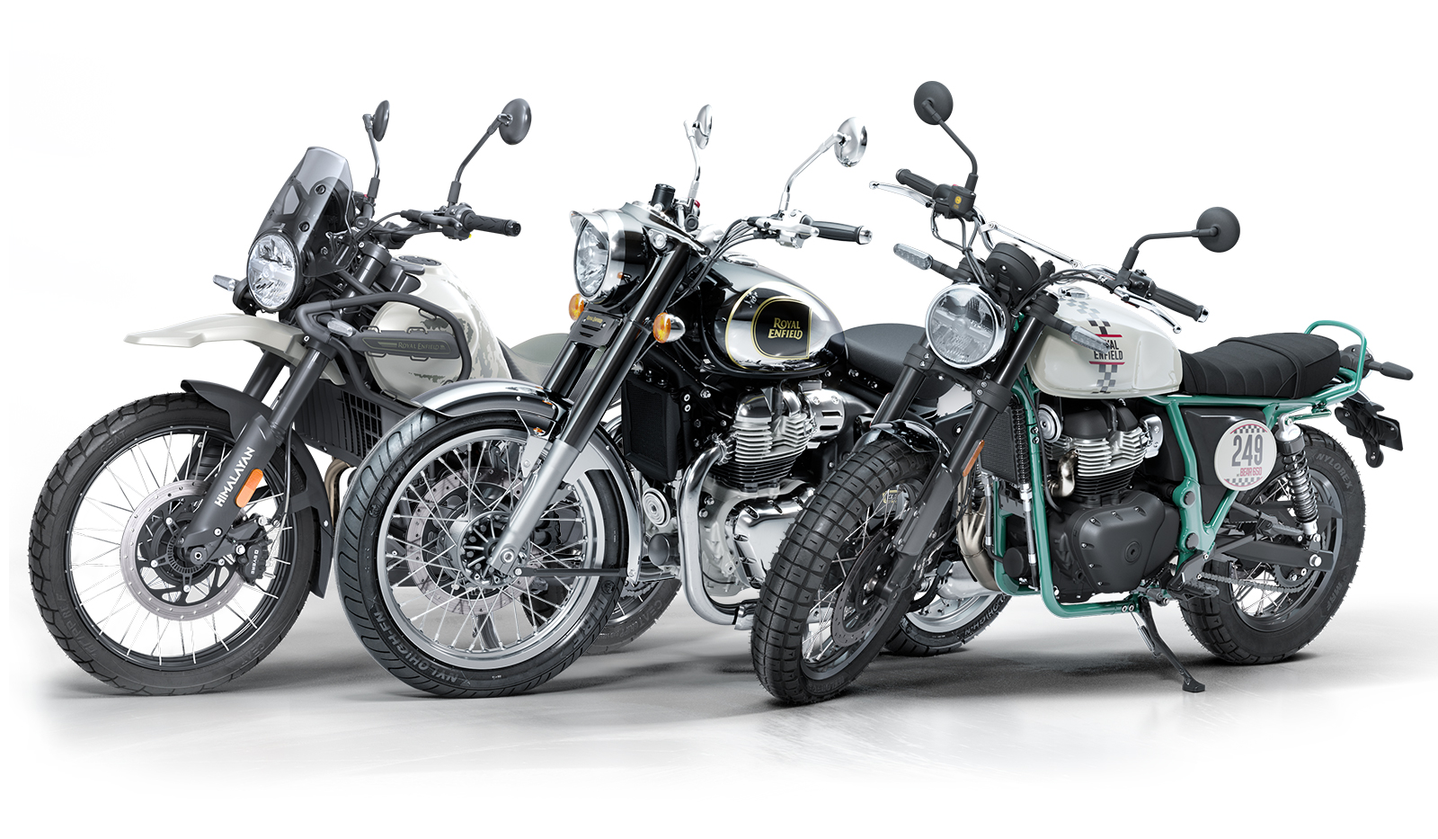 Motocykle testowe Royal Enfield
